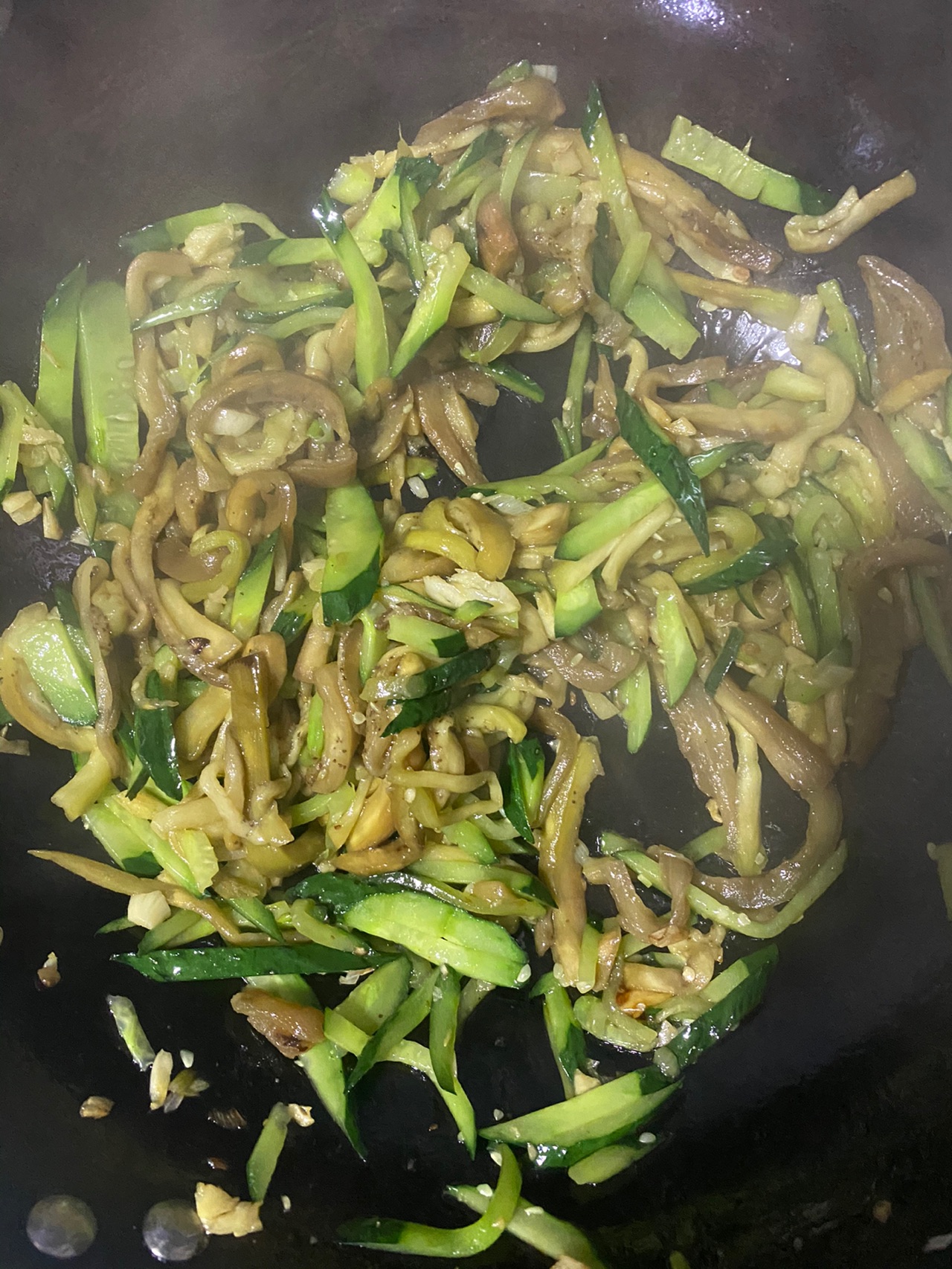清炒茄子丝