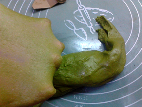 青翠茼蒿面包