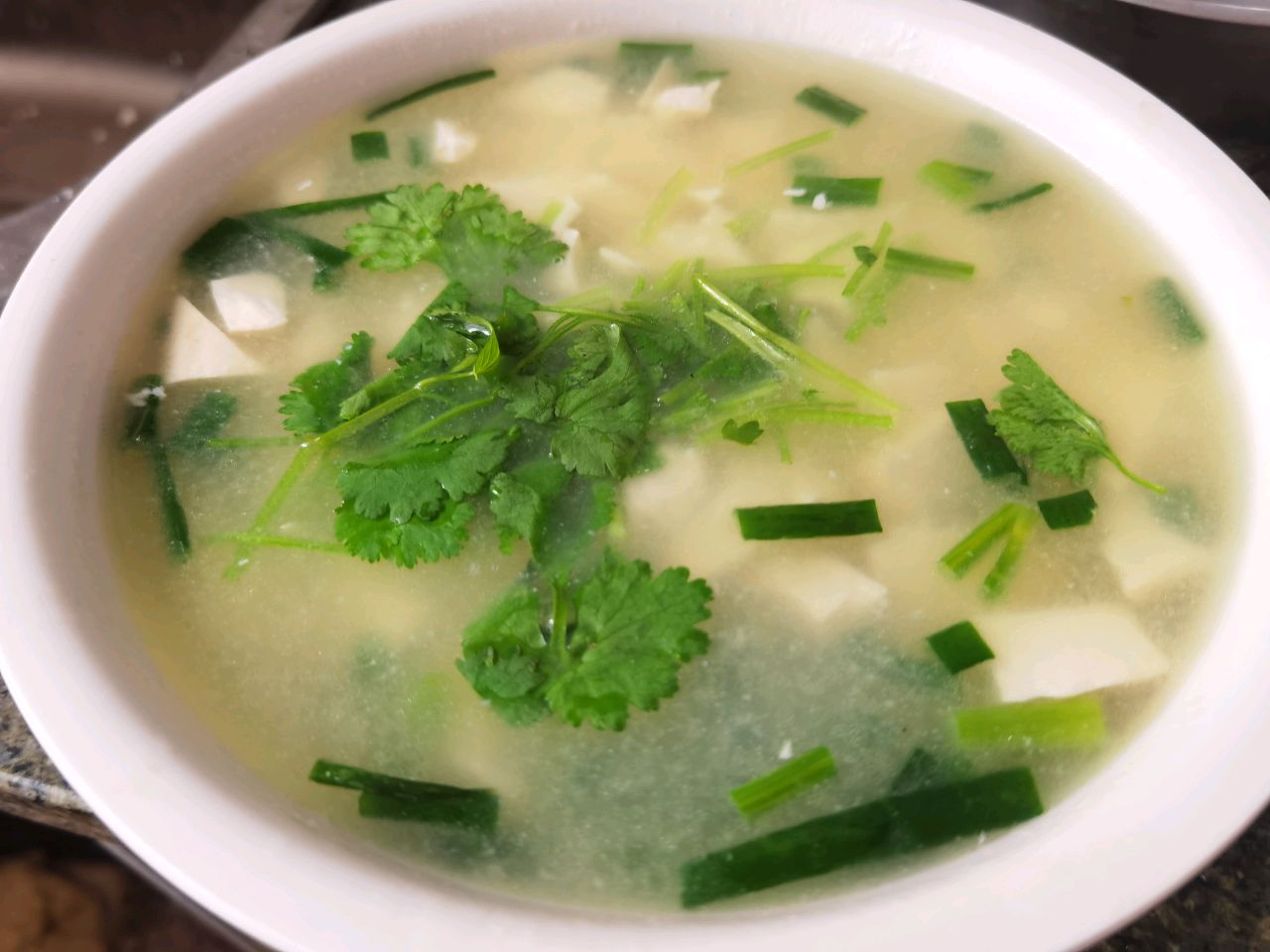 清淡豆腐汤