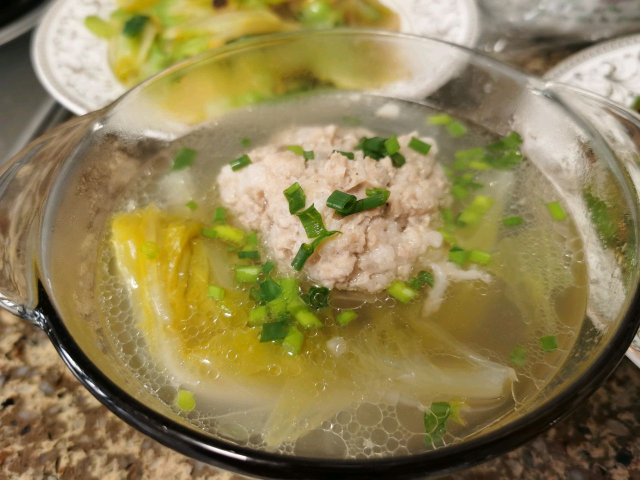 清炖干贝狮子头