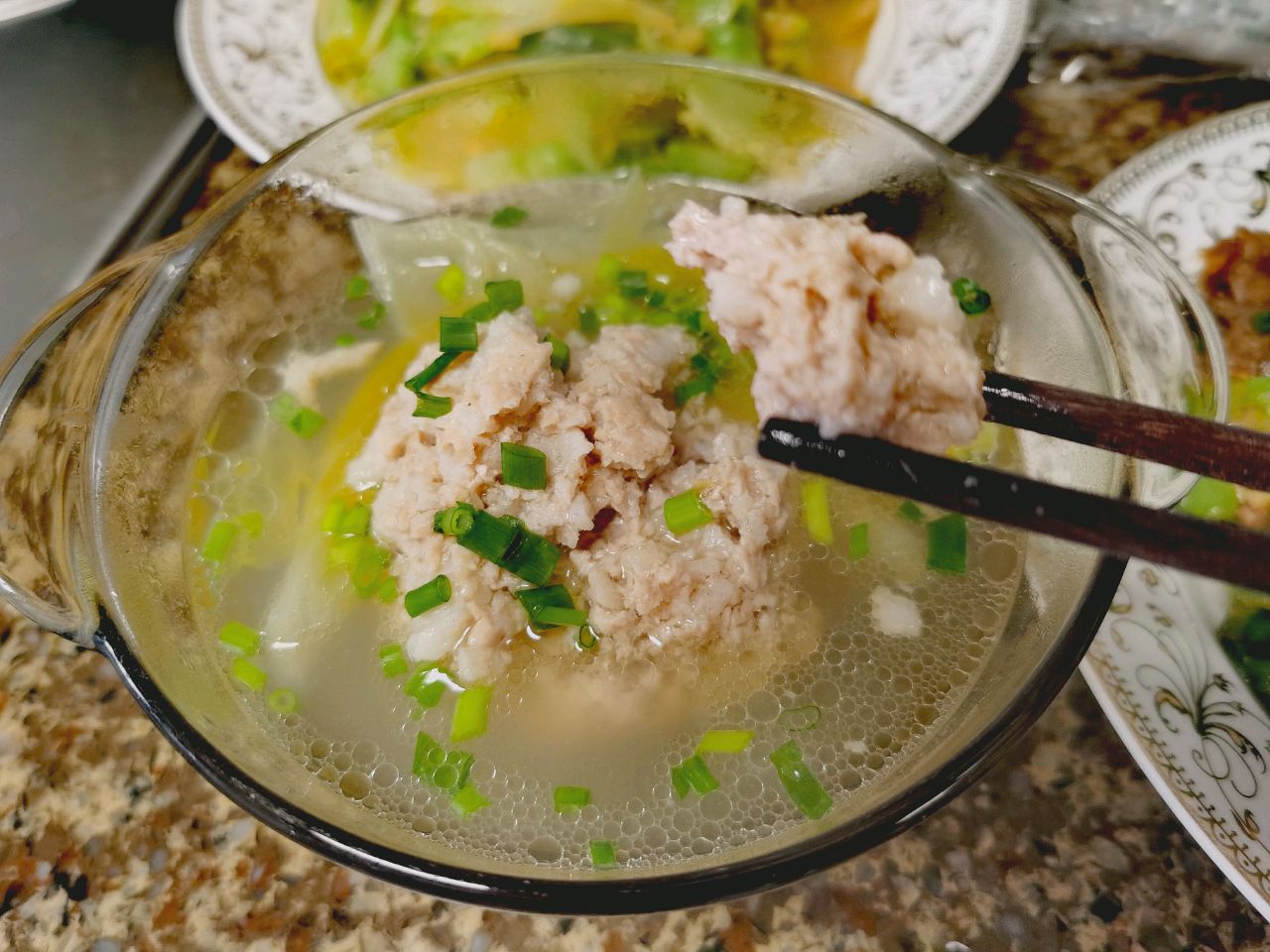 清炖干贝狮子头