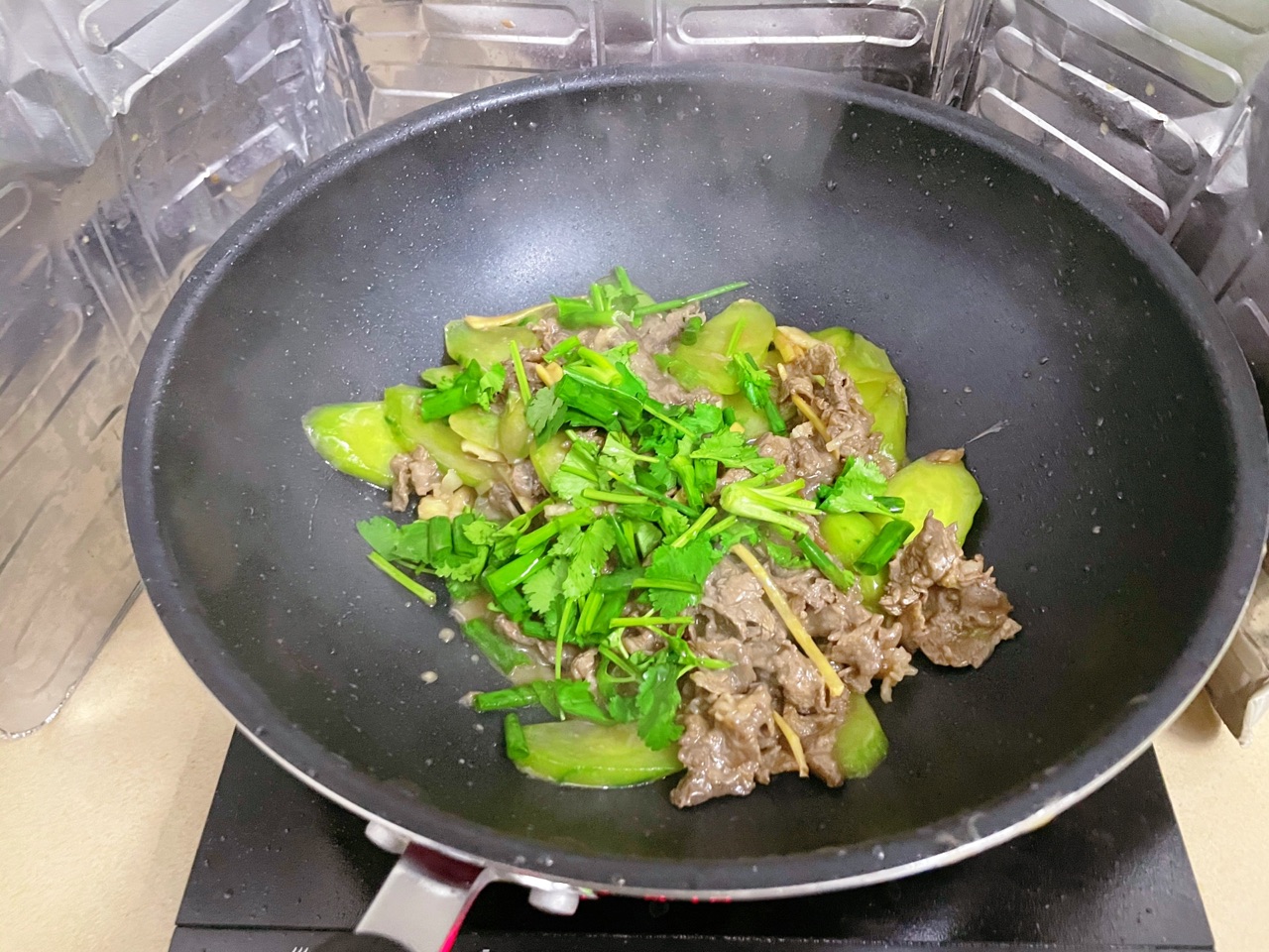 青瓜炒牛肉