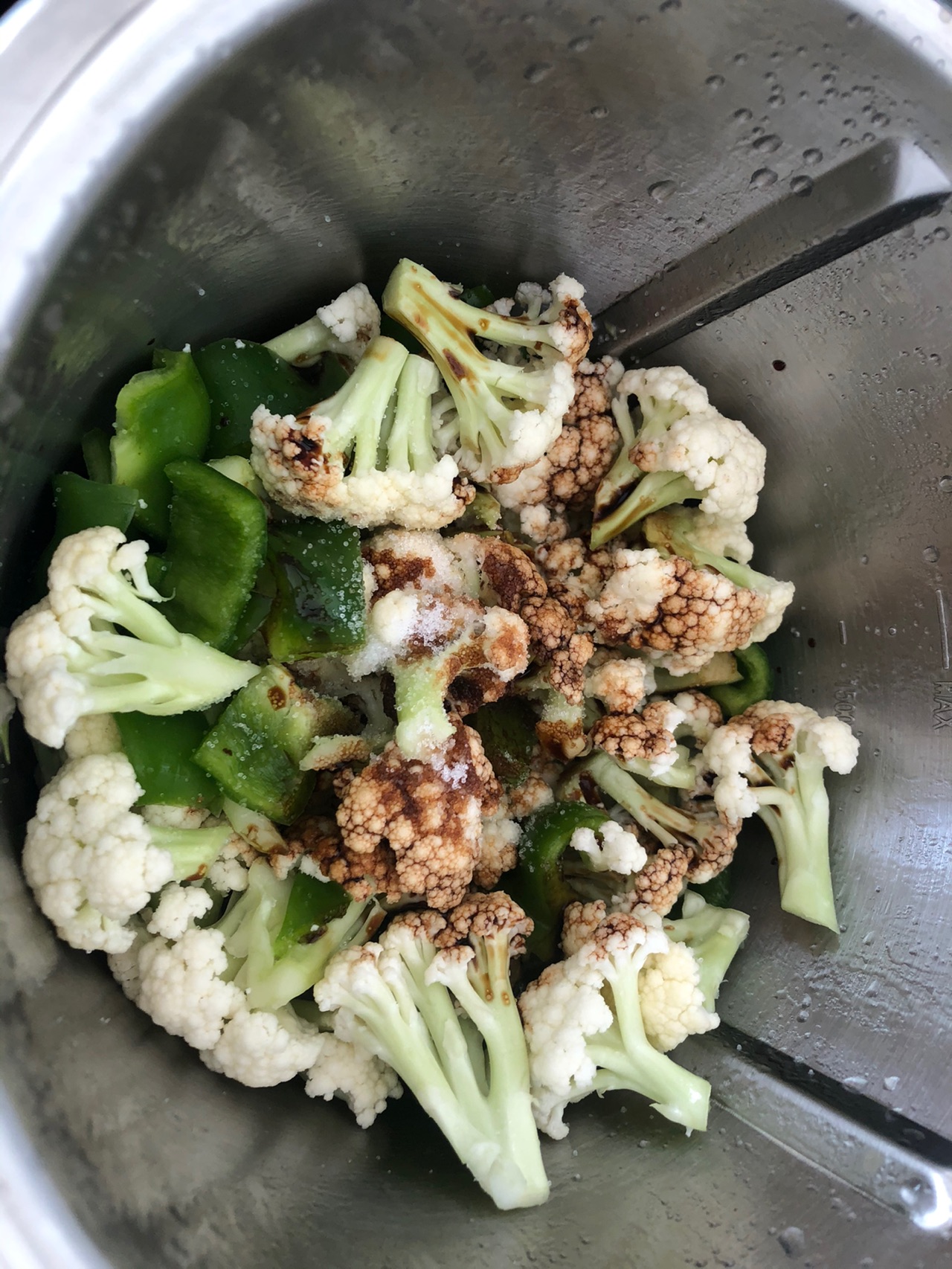 青椒炒菜花