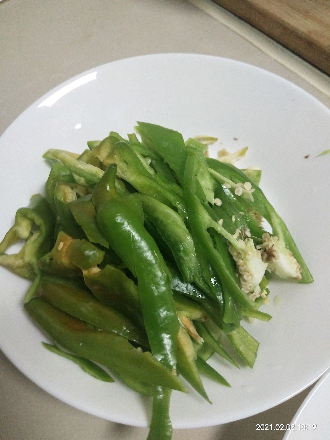 青椒炒肝