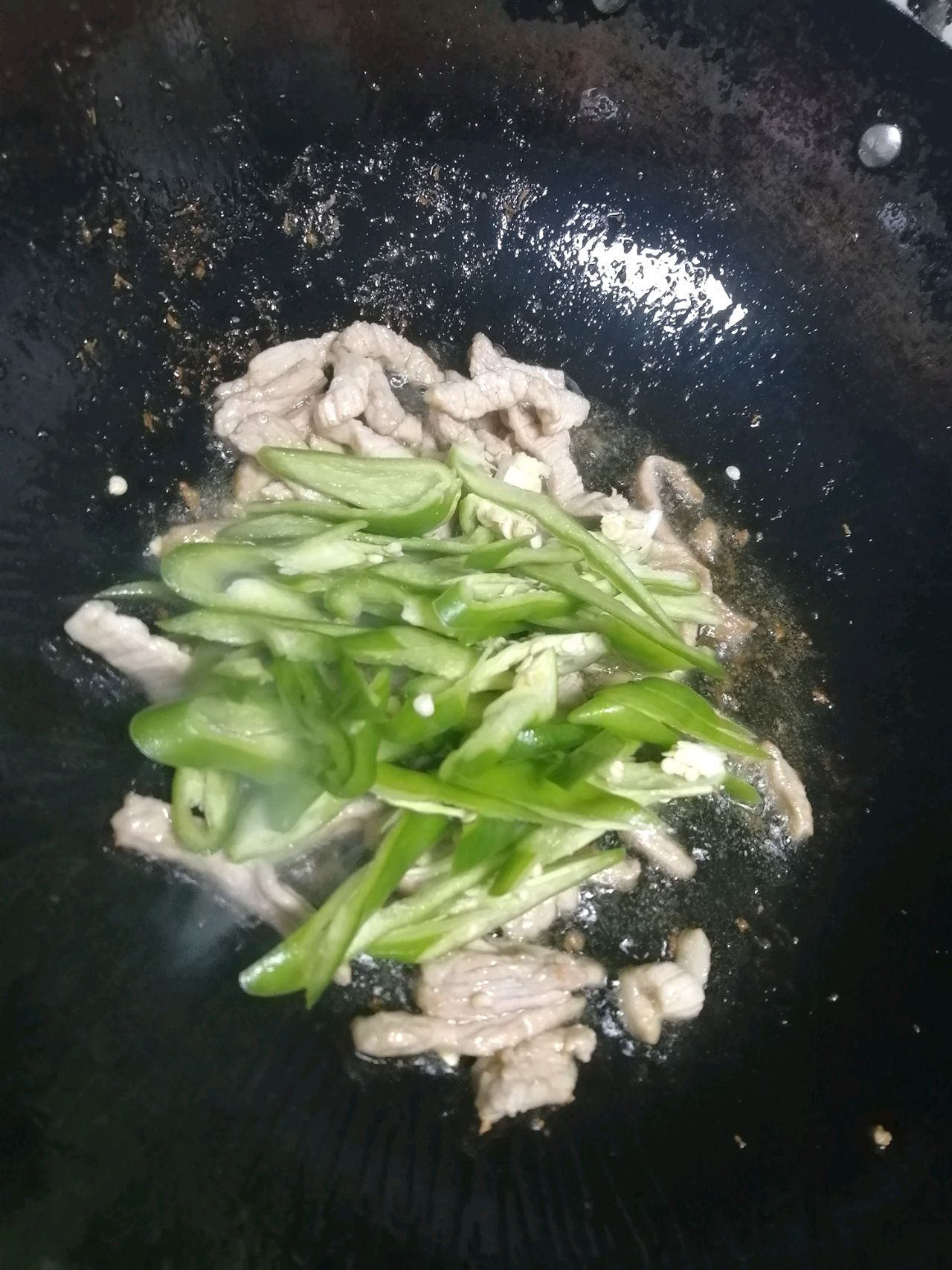 青椒炒胡萝卜