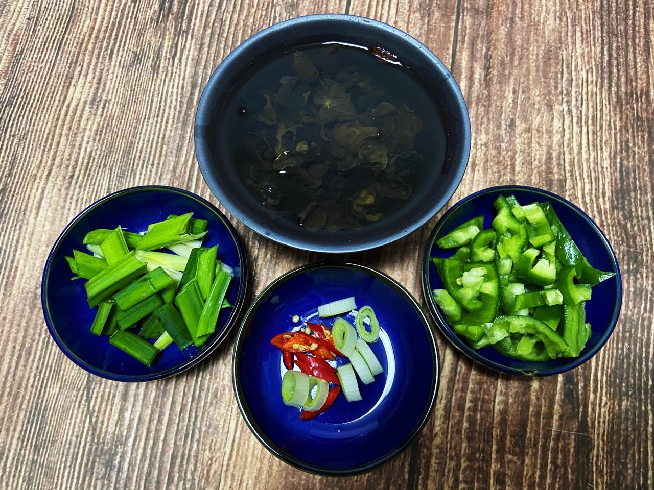 青椒炒火腿