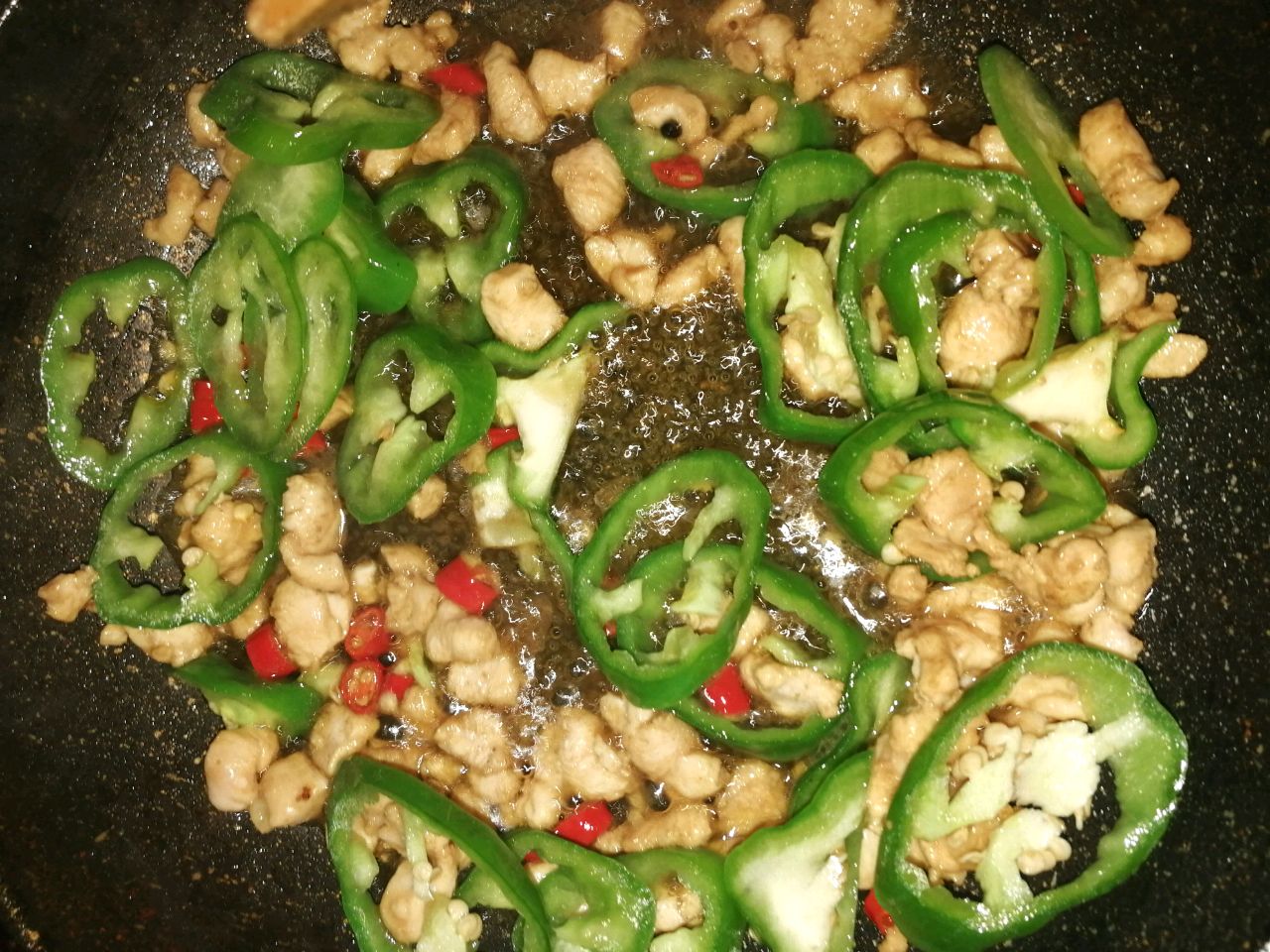 青椒炒鸡胸