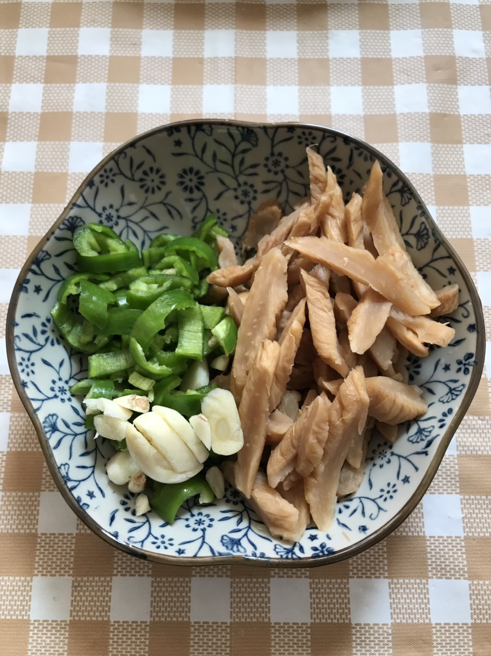 青椒炒萝卜干