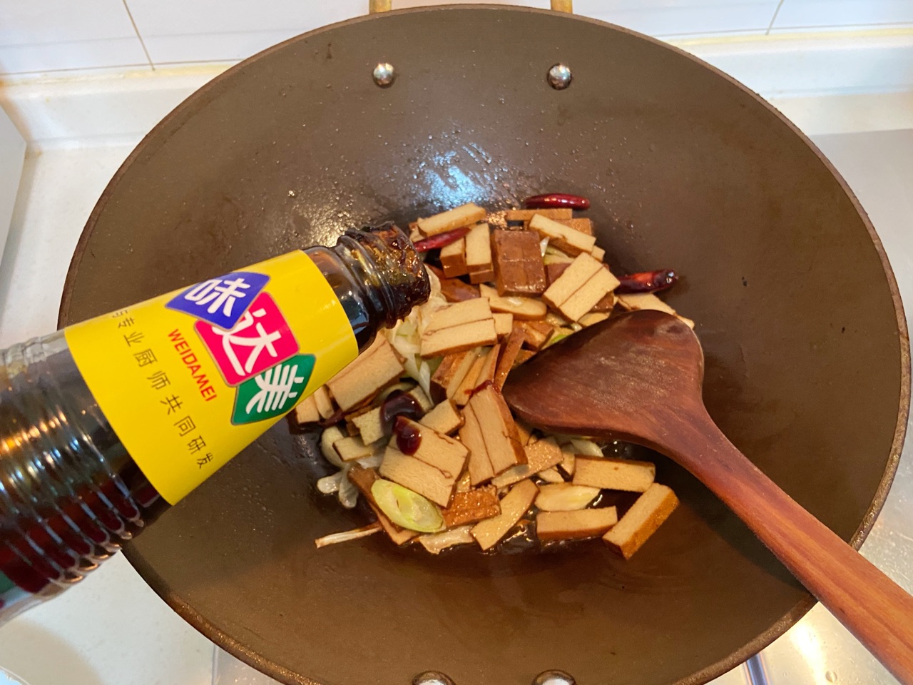 青椒炒香干