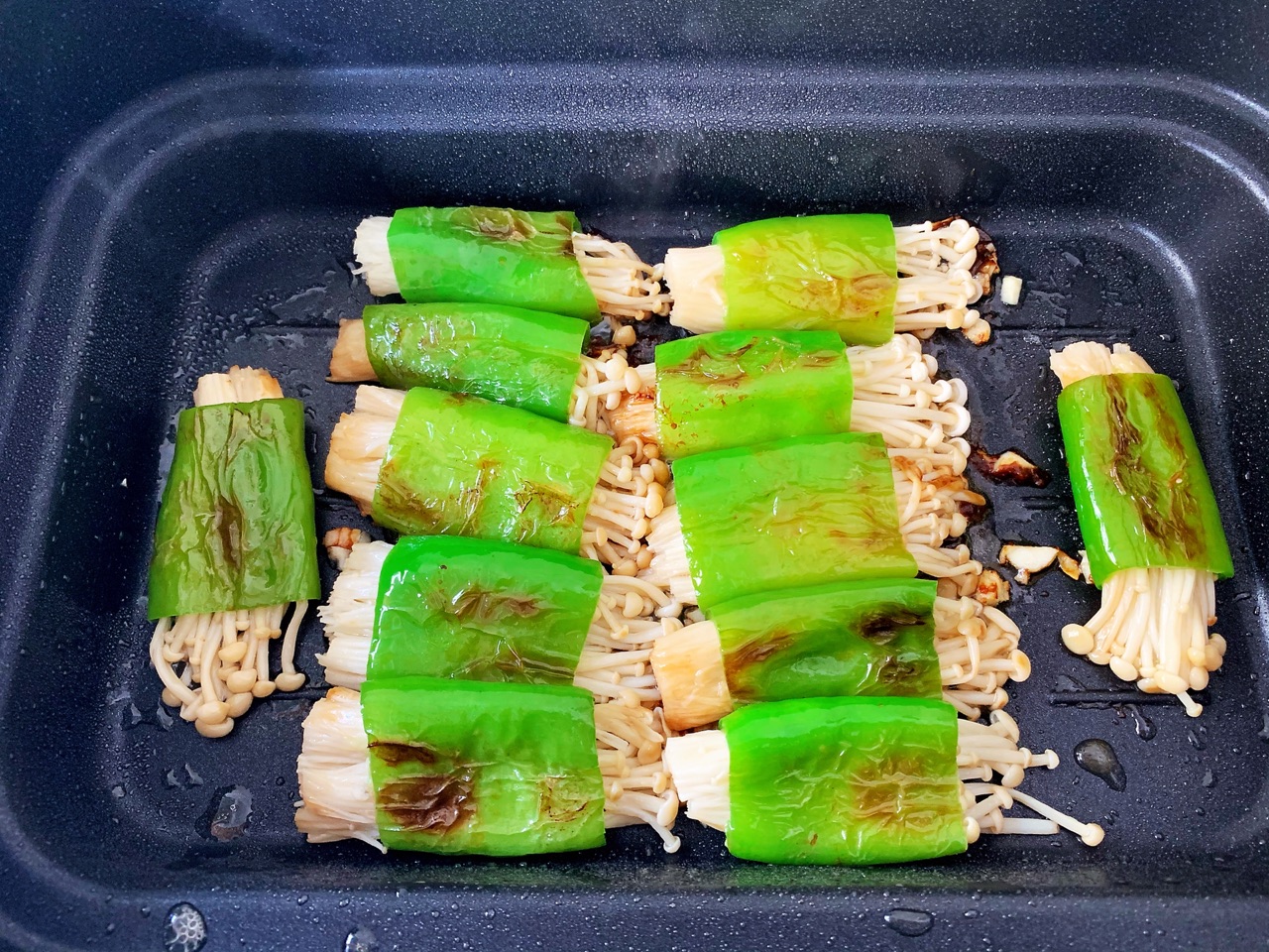 青椒金针菇
