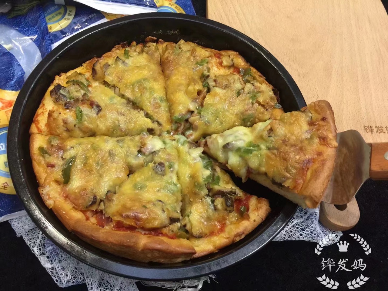 青椒牛肉披萨