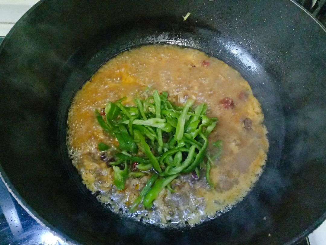青椒肉丝面