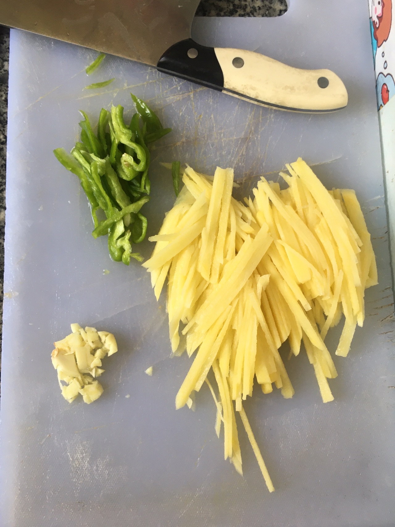 青椒土豆丝
