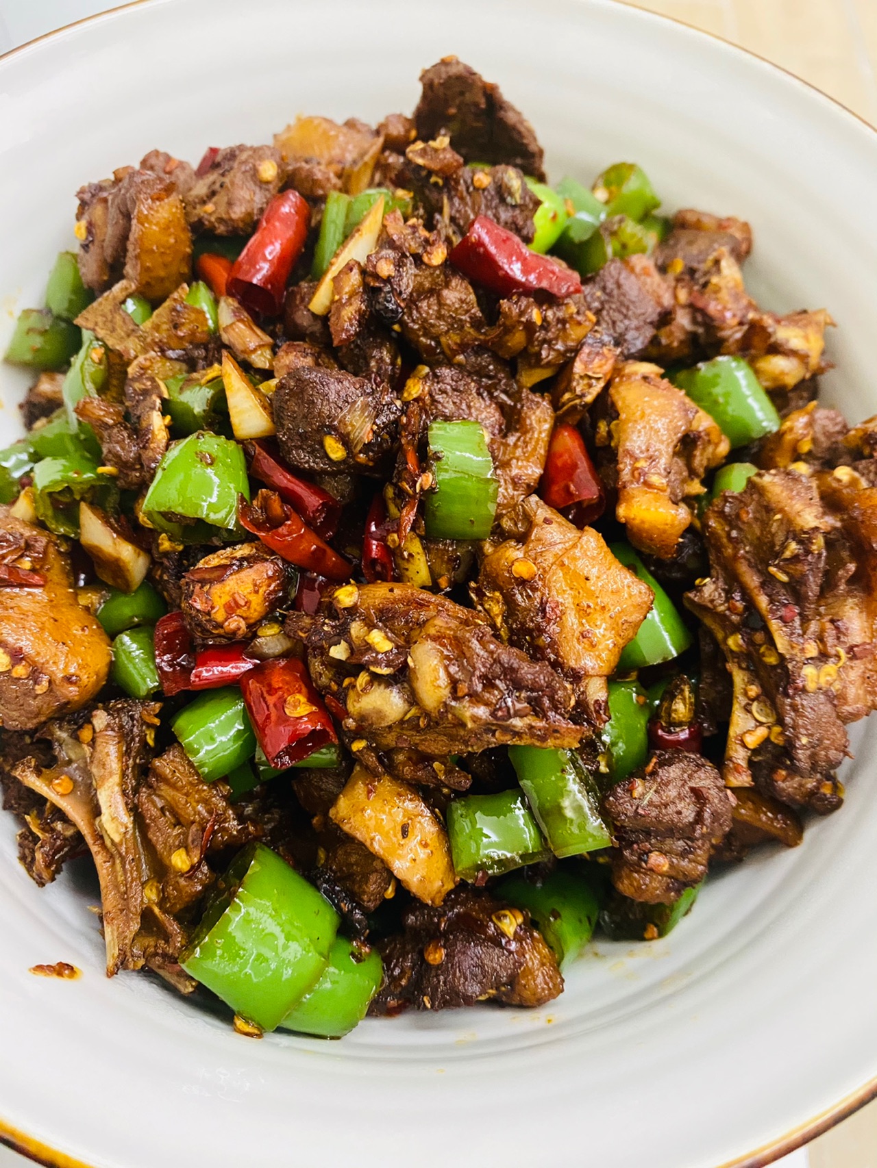 青椒小煎鸭