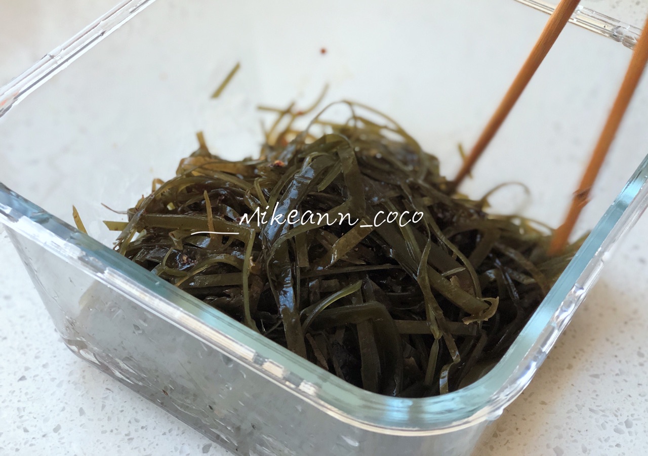 清凉爽口小菜，凉拌海带丝