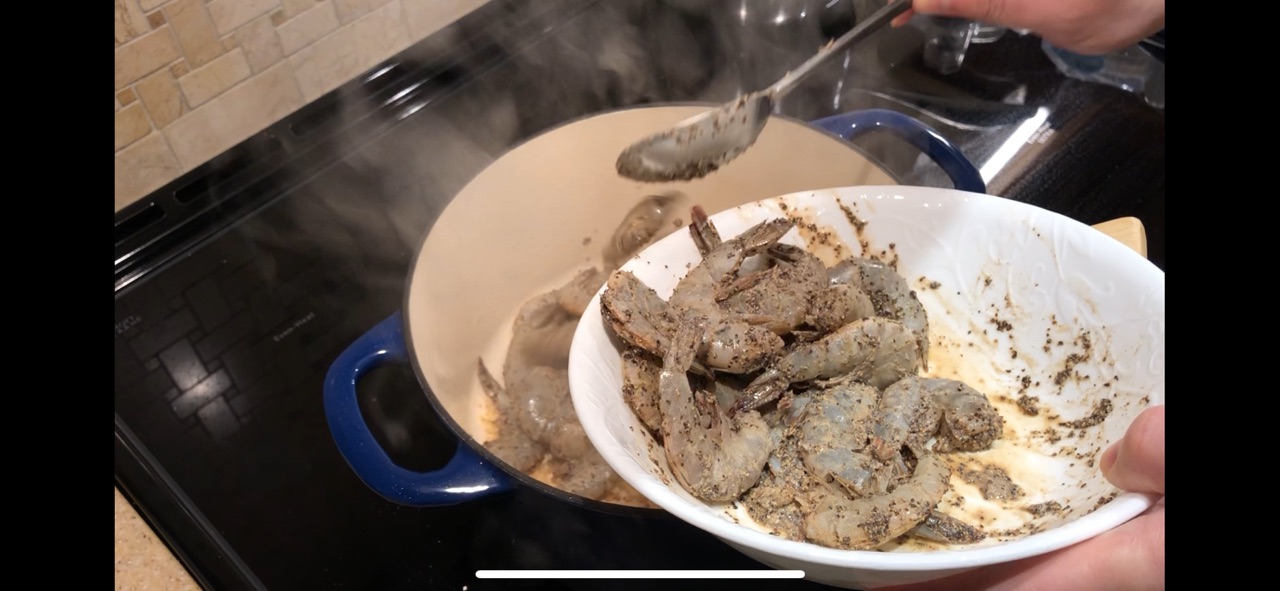 青柠胡椒虾