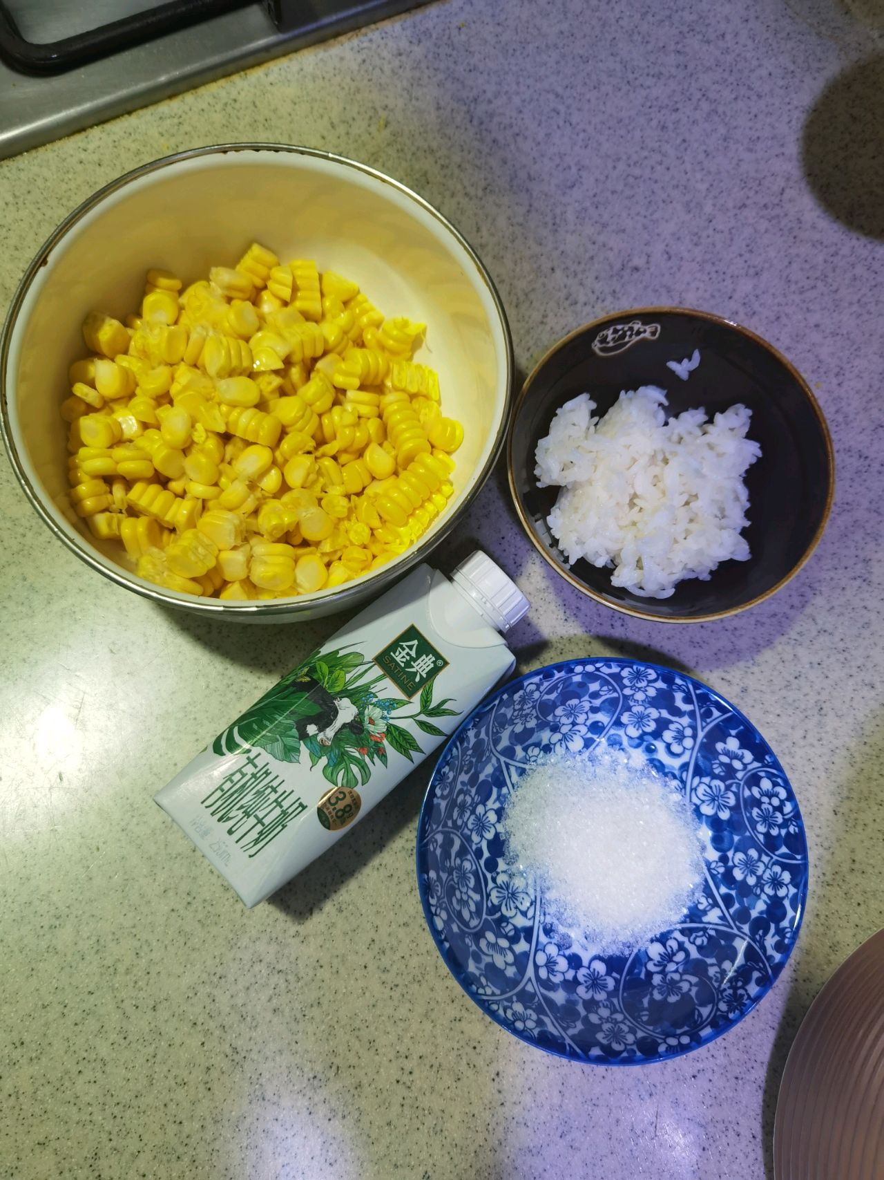 轻食更健康—奶香玉米糊