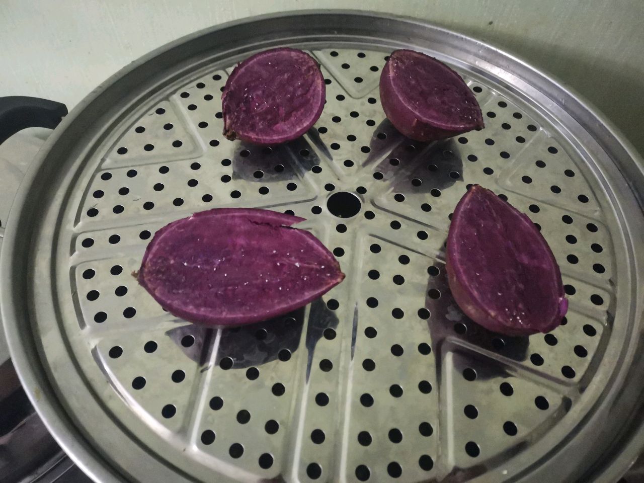 轻食早餐之紫薯鸡蛋卷