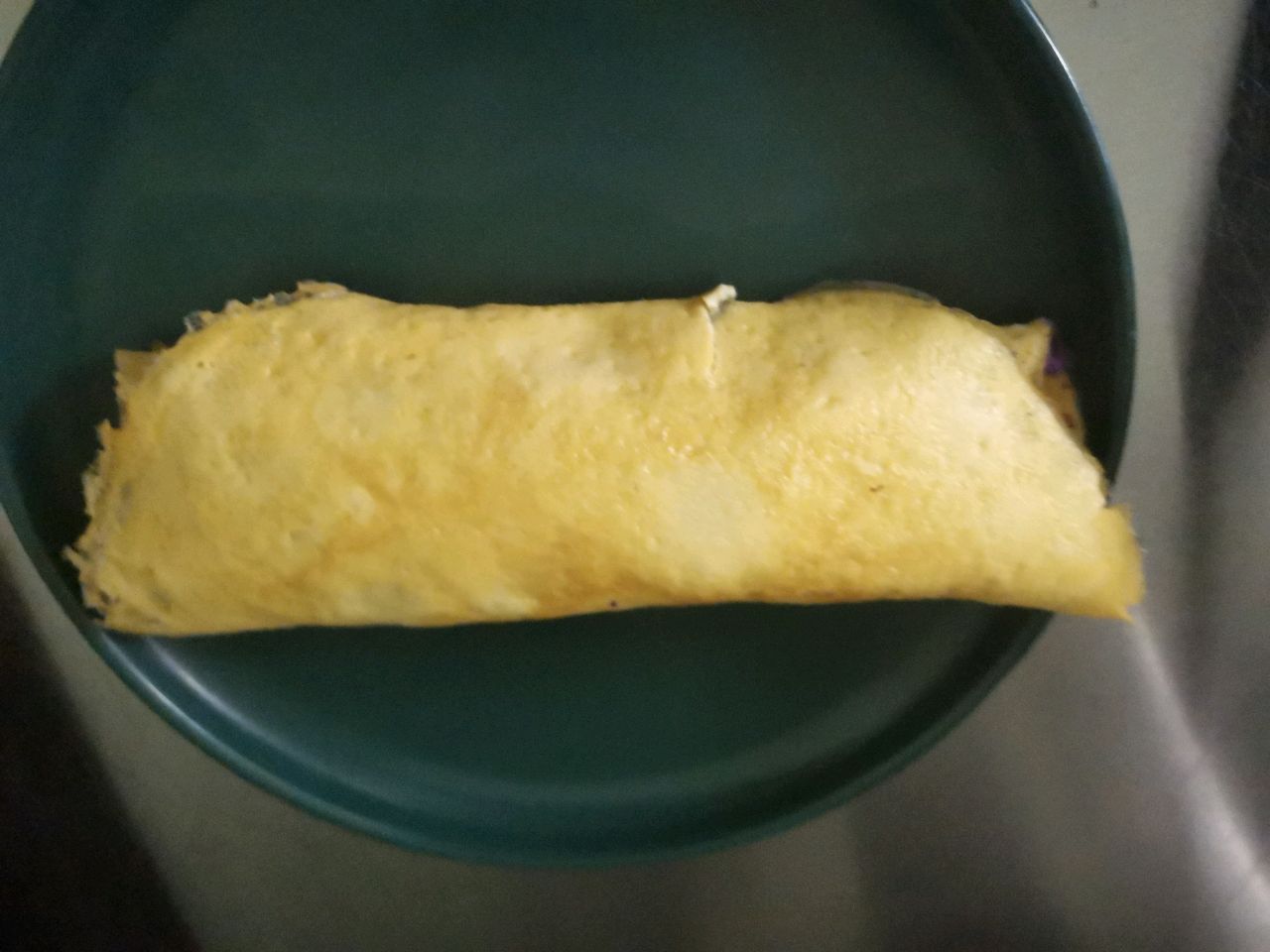 轻食早餐之紫薯鸡蛋卷