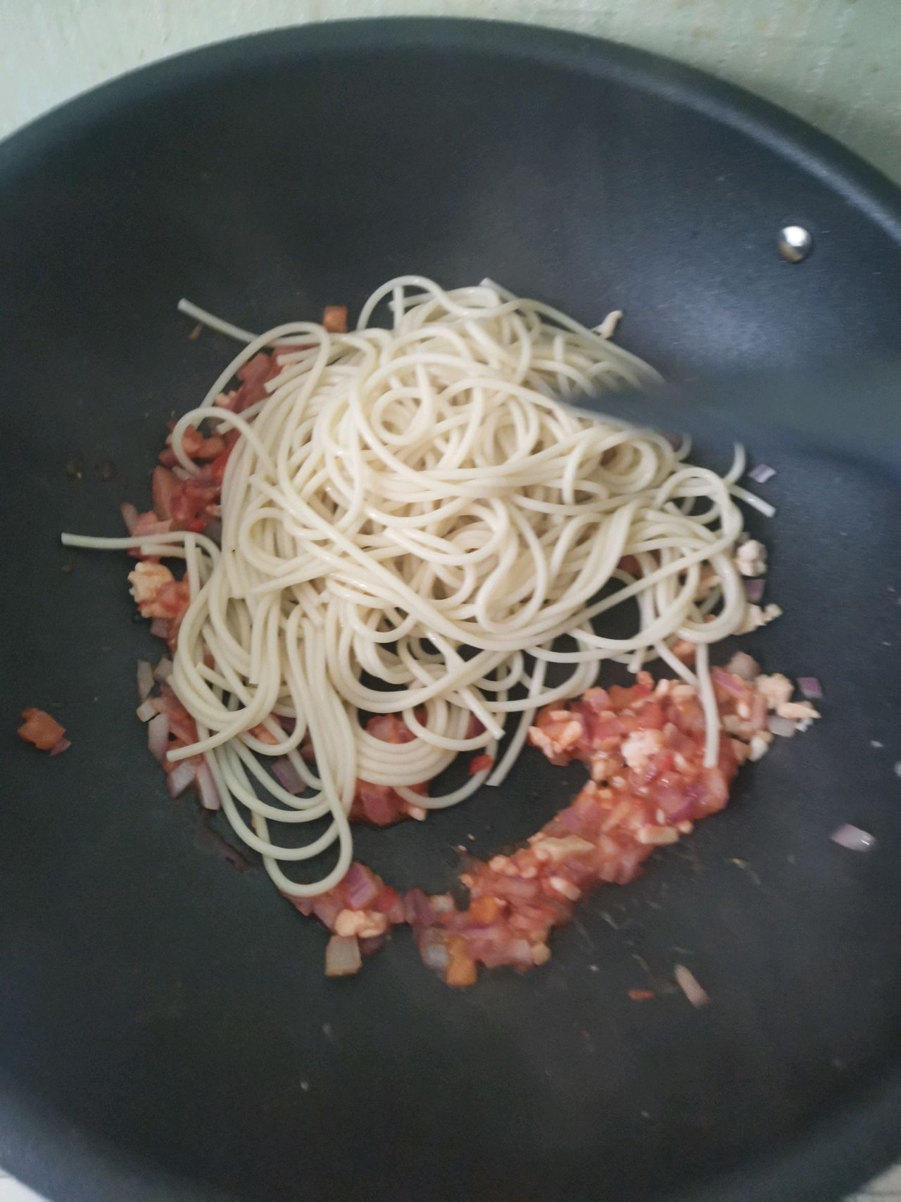 轻食之番茄肉酱意面