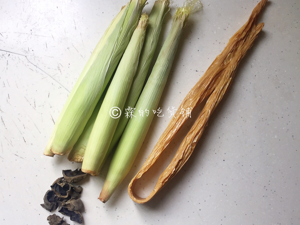 清爽的玉米笋拌腐竹