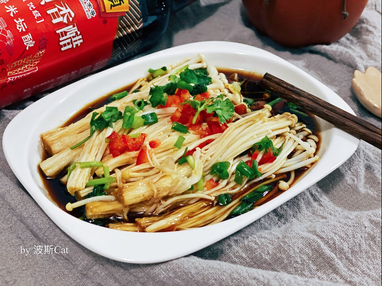 清爽凉拌金针菇