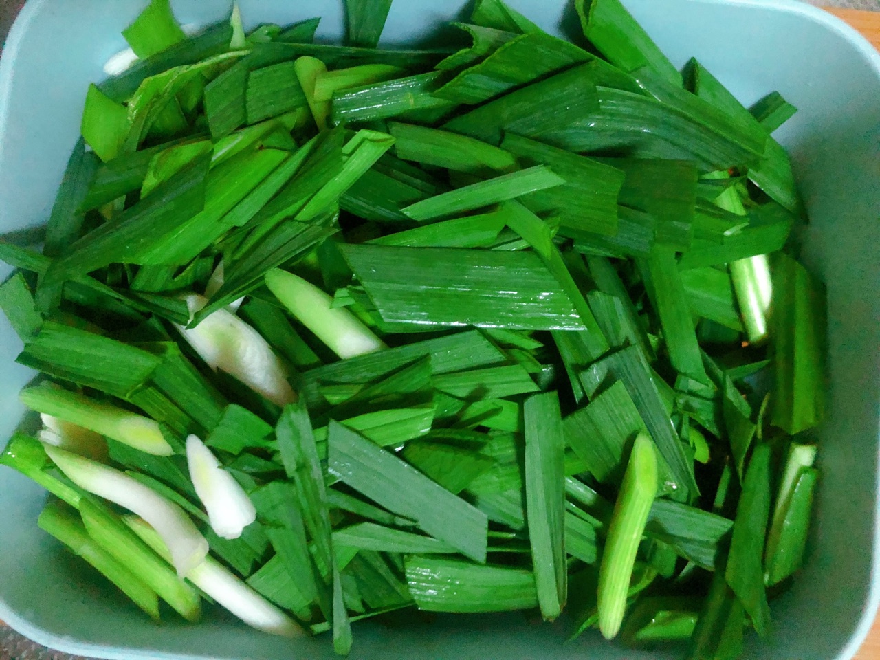 青蒜炒鸡蛋