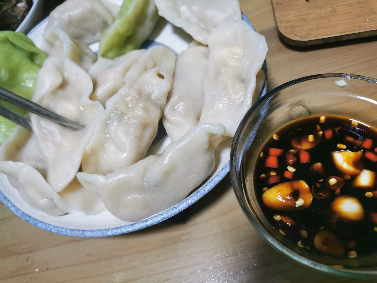清新玉米水饺