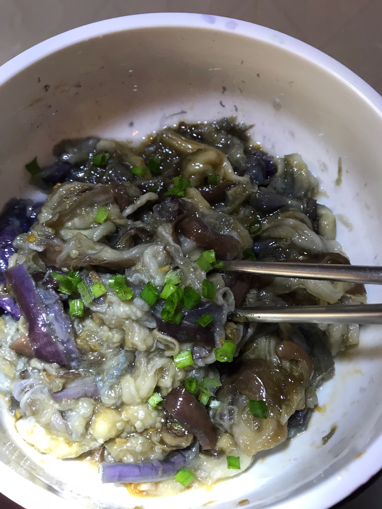 轻油版：蒜蓉茄子