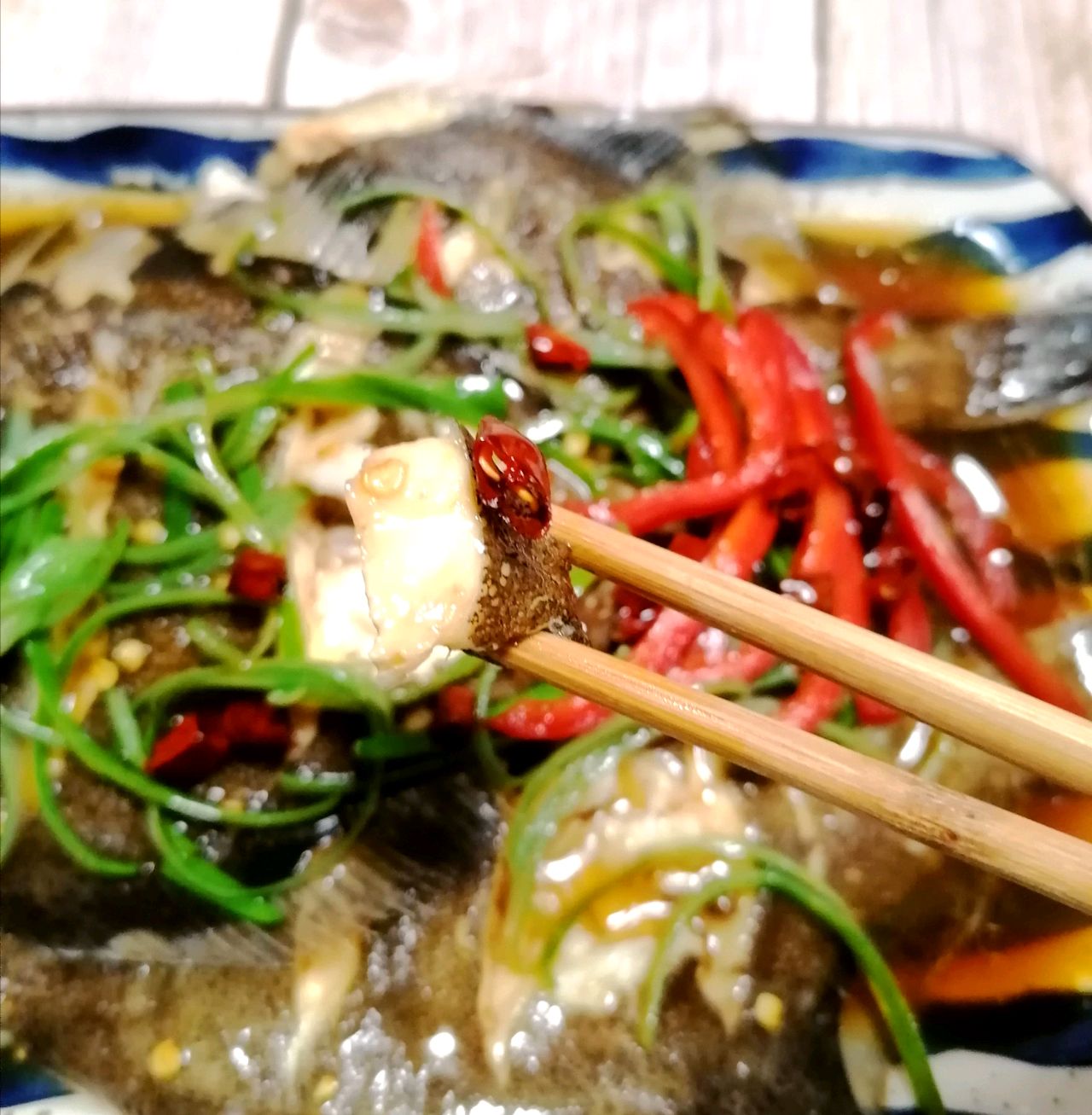 清蒸鼓眼鱼