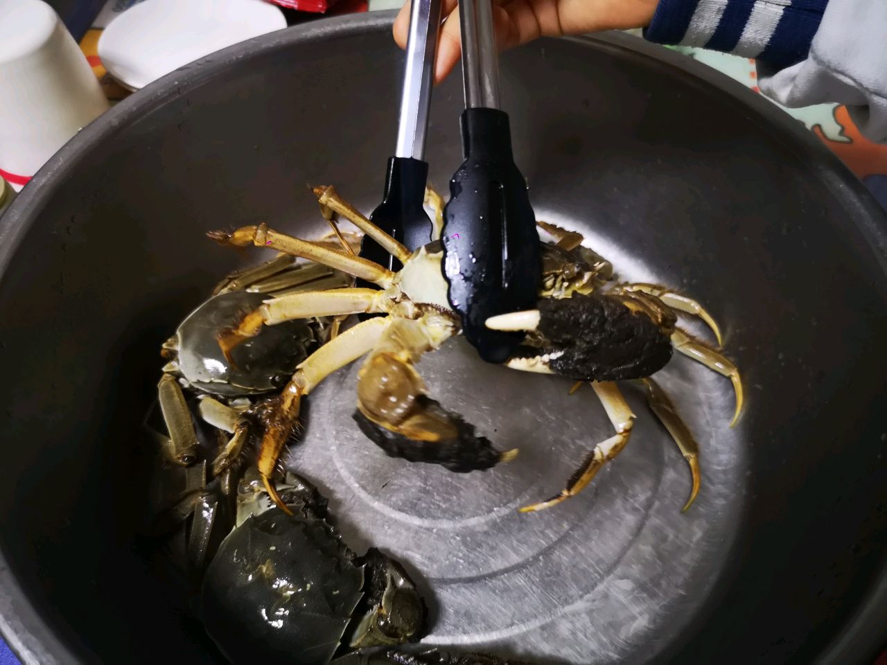 清蒸河蟹