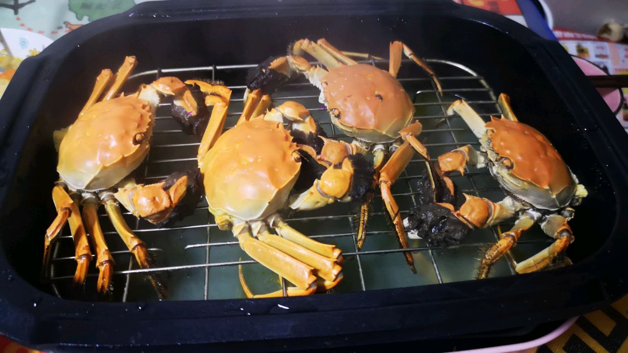 清蒸河蟹