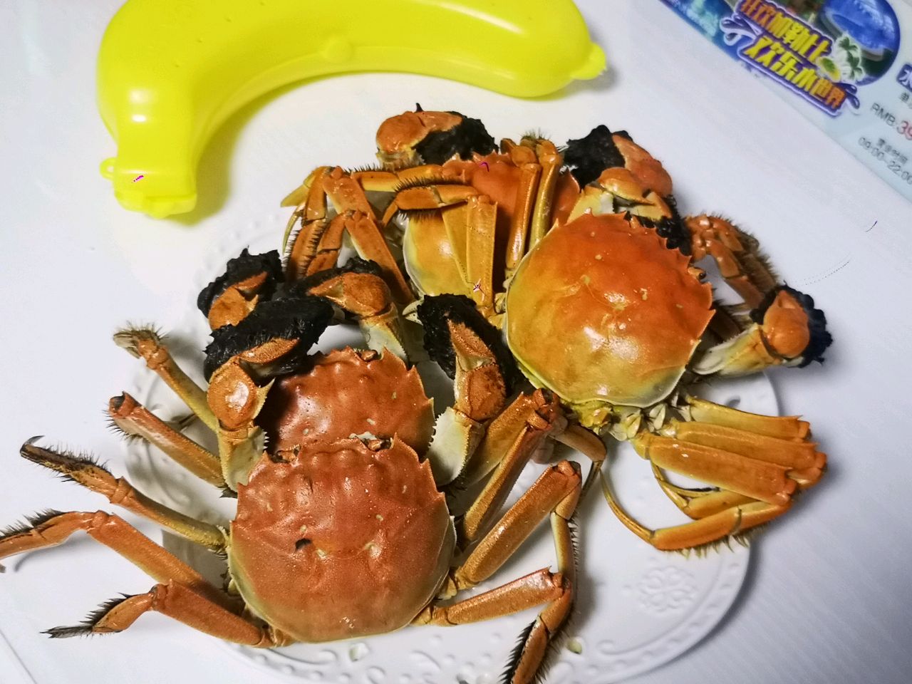 清蒸河蟹