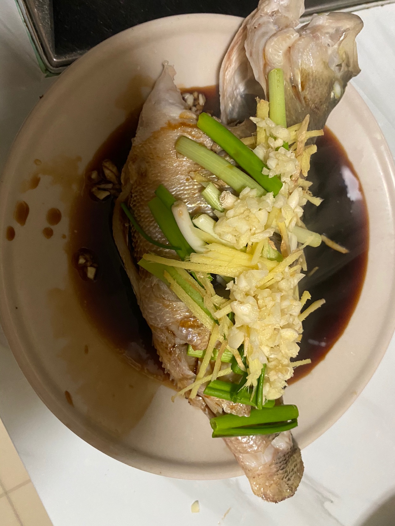 清蒸鲈鱼/油淋鲈鱼