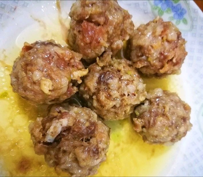 清蒸牛筋丸
