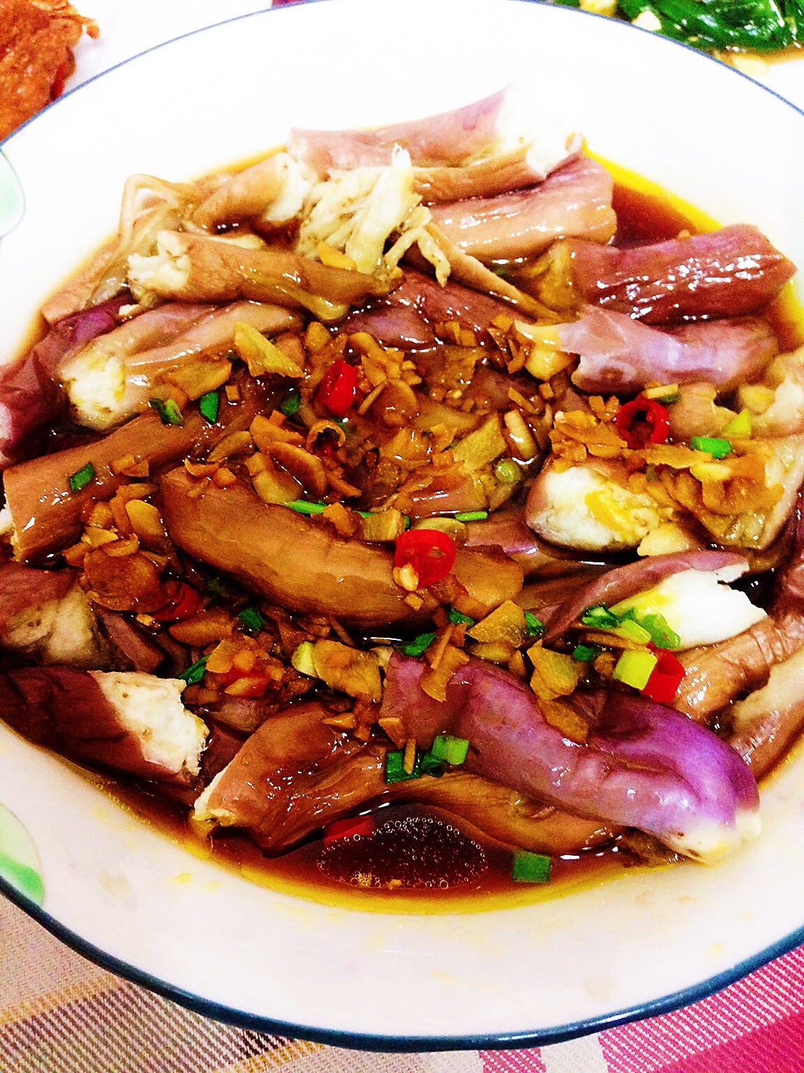 清蒸茄子(少油版)