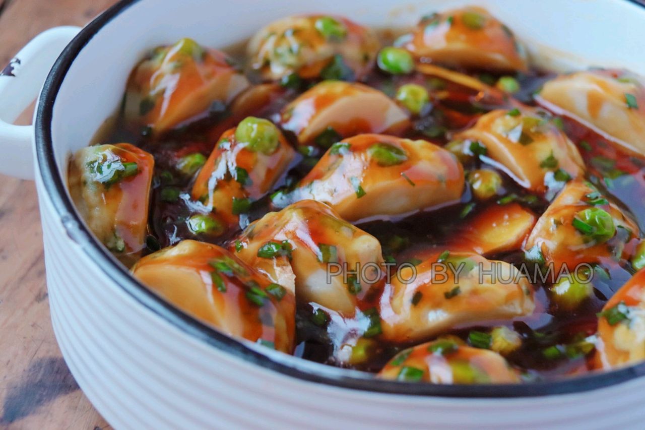 清蒸杏鲍菇鲅鱼丸