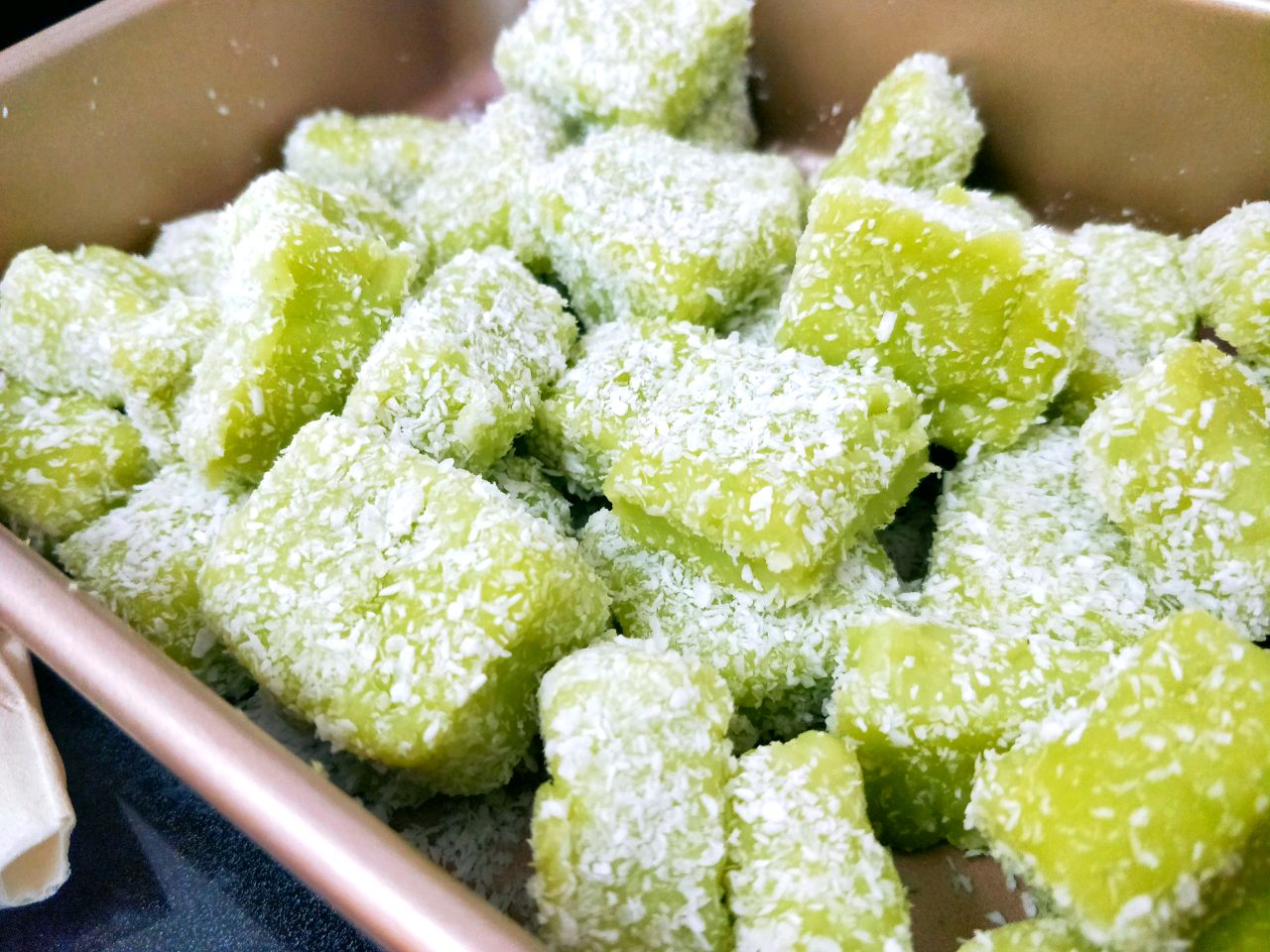青汁小方糕