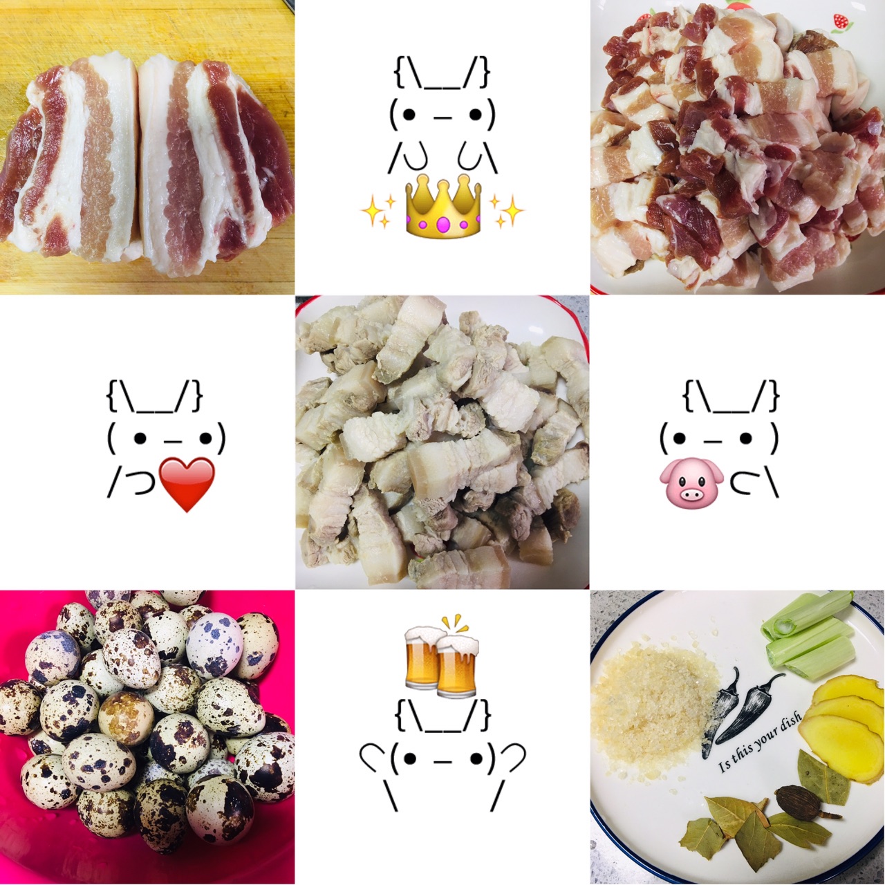 秋冬美食｜红烧肉鹌鹑蛋