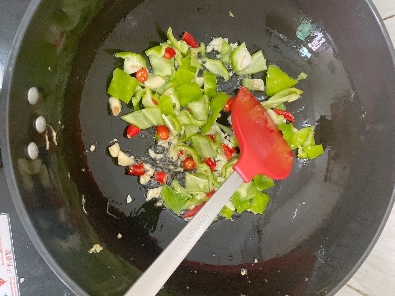 秋葵炒鸡蛋
