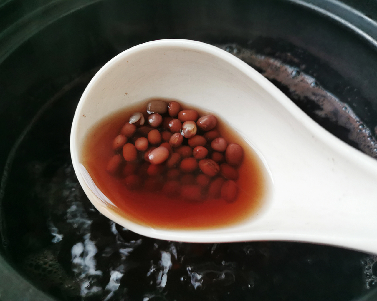 秋日滋补~红糖芋头红豆汤
