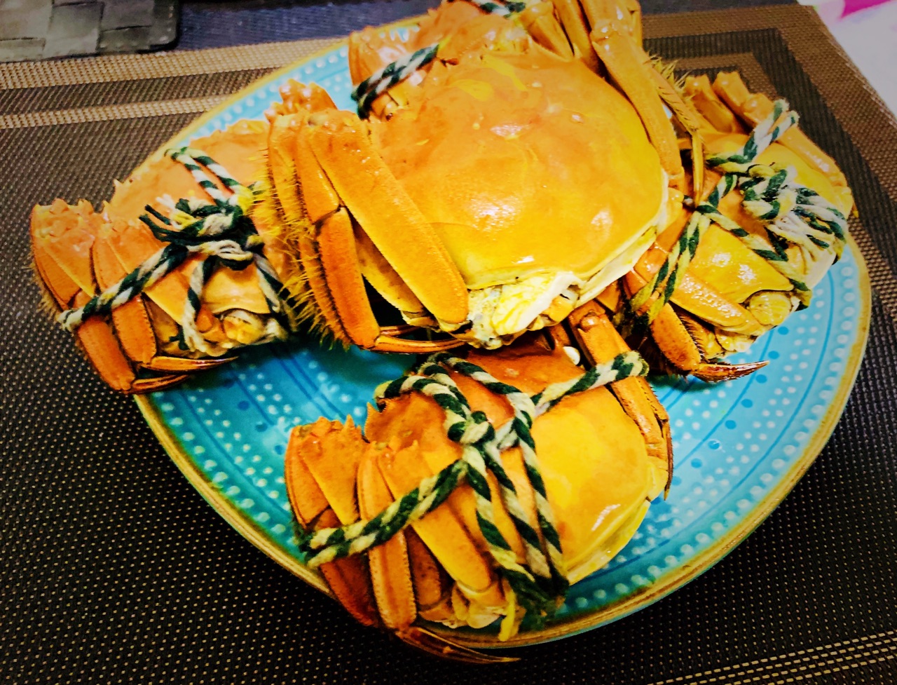 秋食～清蒸大闸蟹