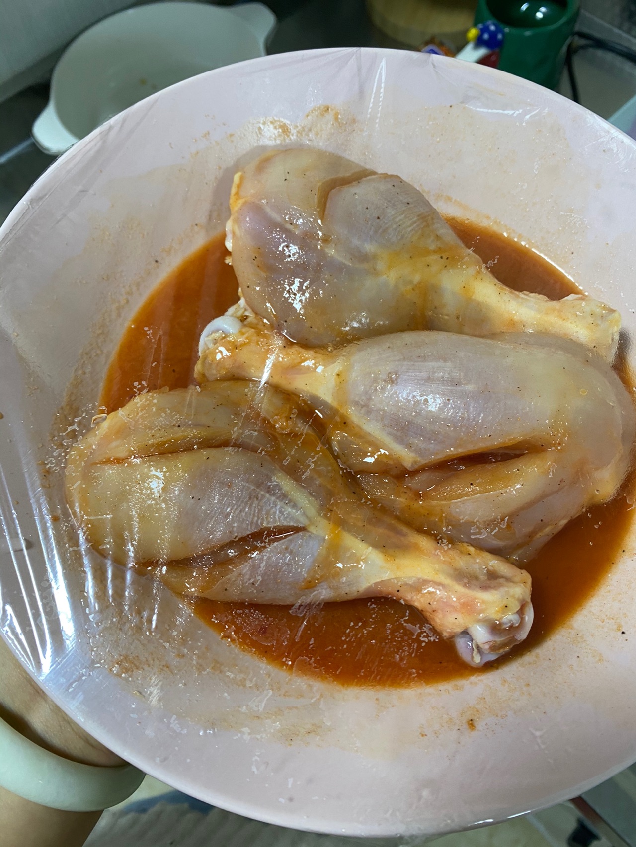 去皮烤鸡腿