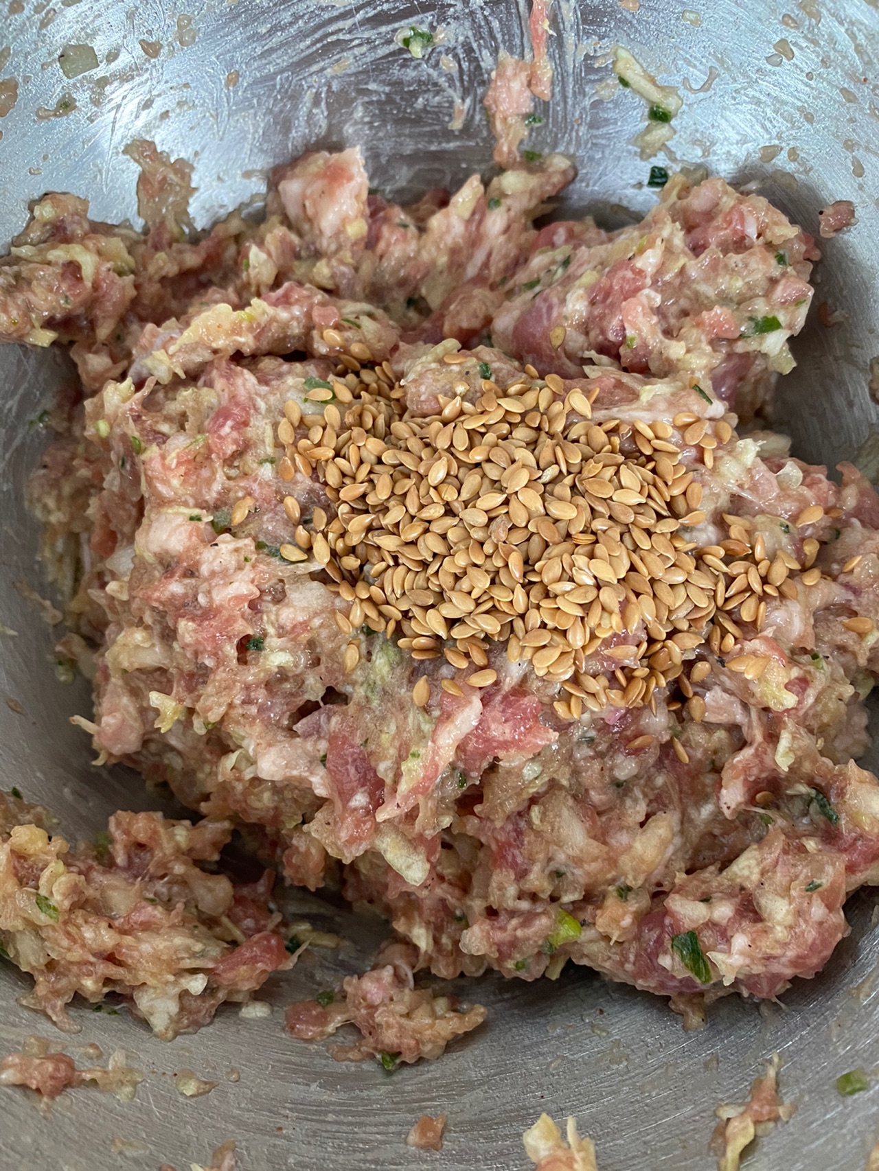全麦白菜猪肉馅锅贴