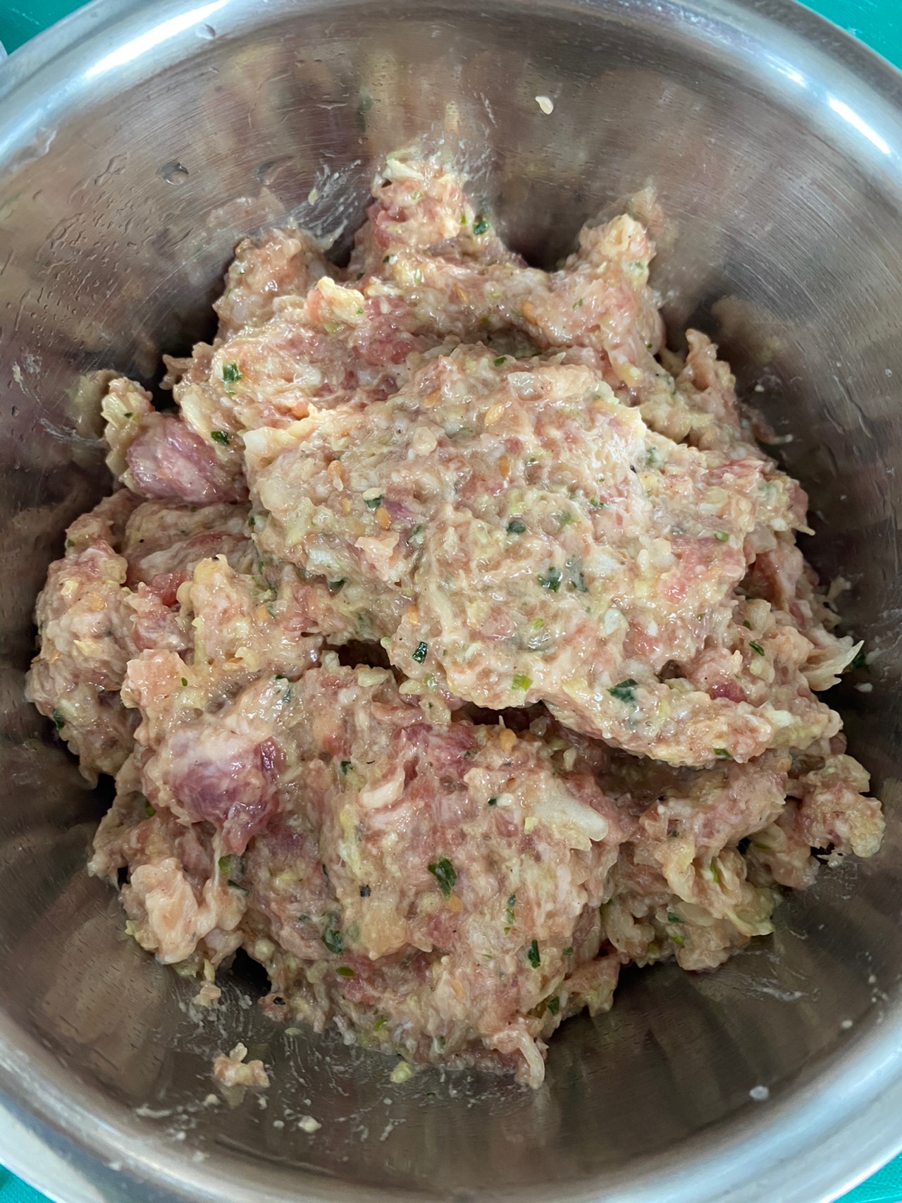 全麦白菜猪肉馅锅贴