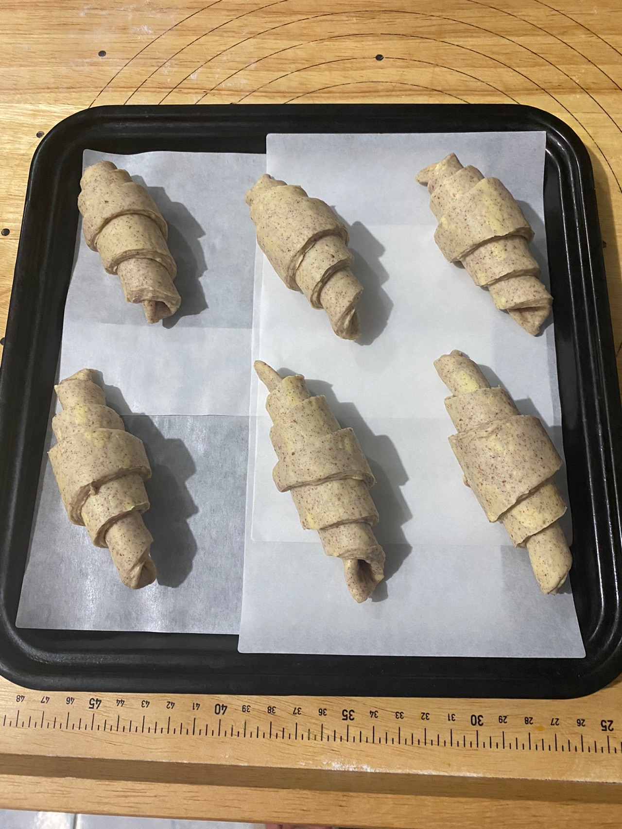 全麦可颂面包
