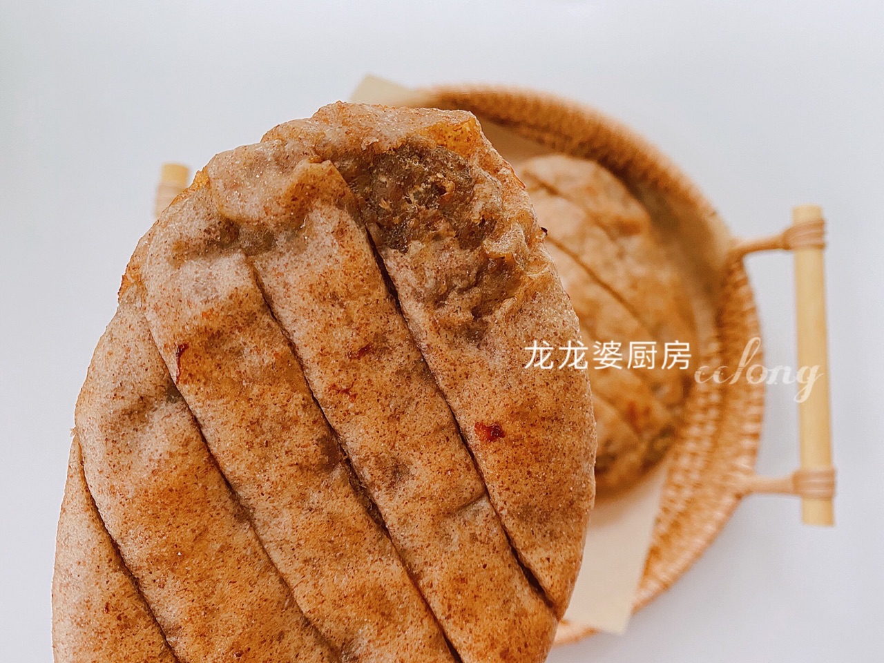 【全麦香酥肉饼】