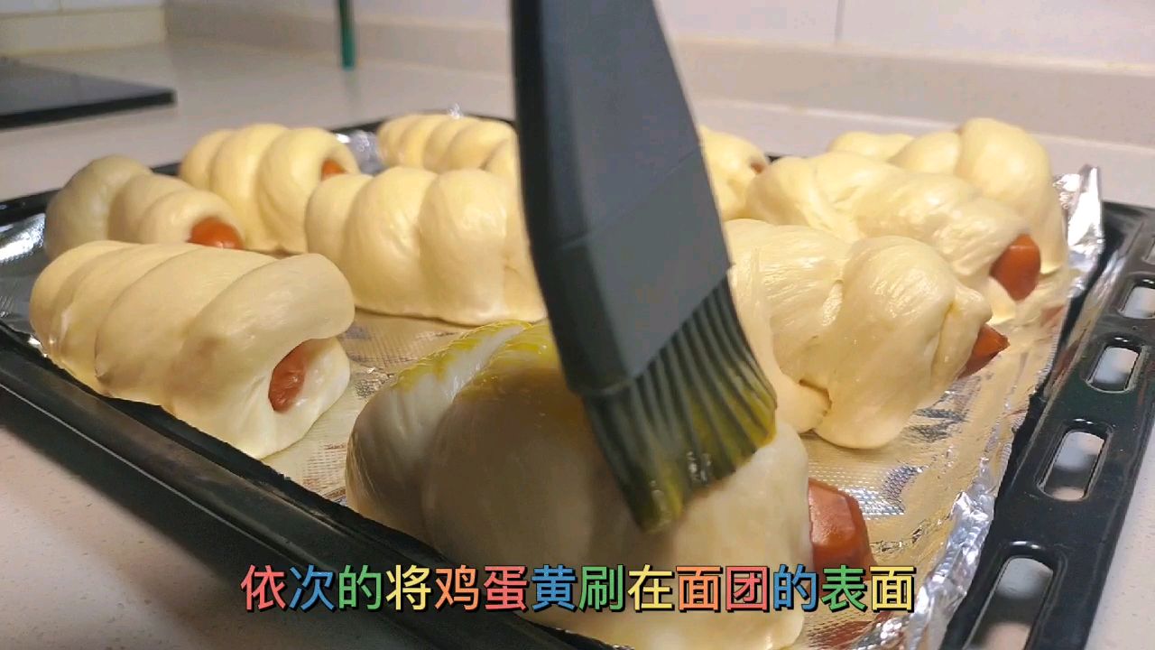热狗肠面包