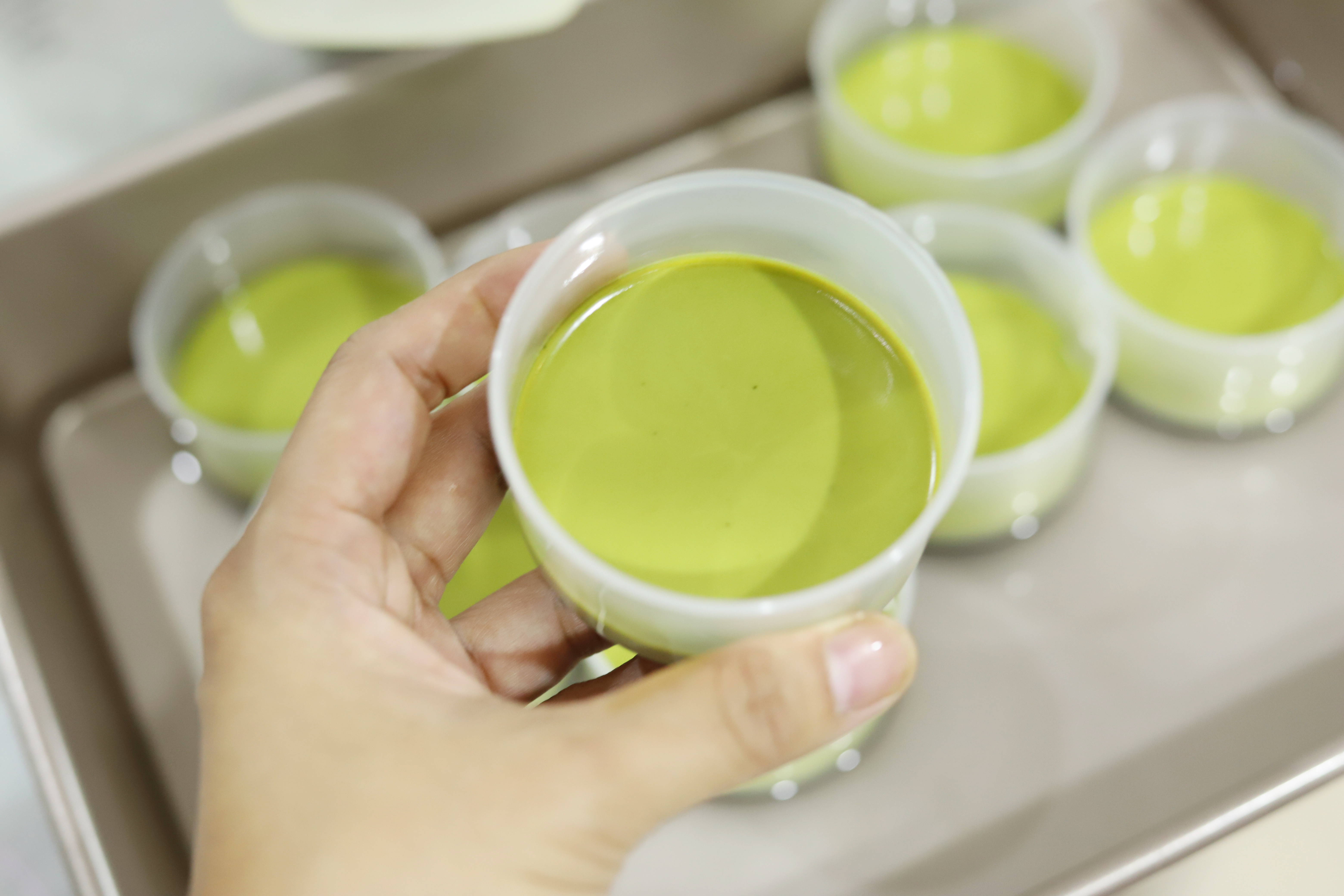 日式抹茶布丁烧