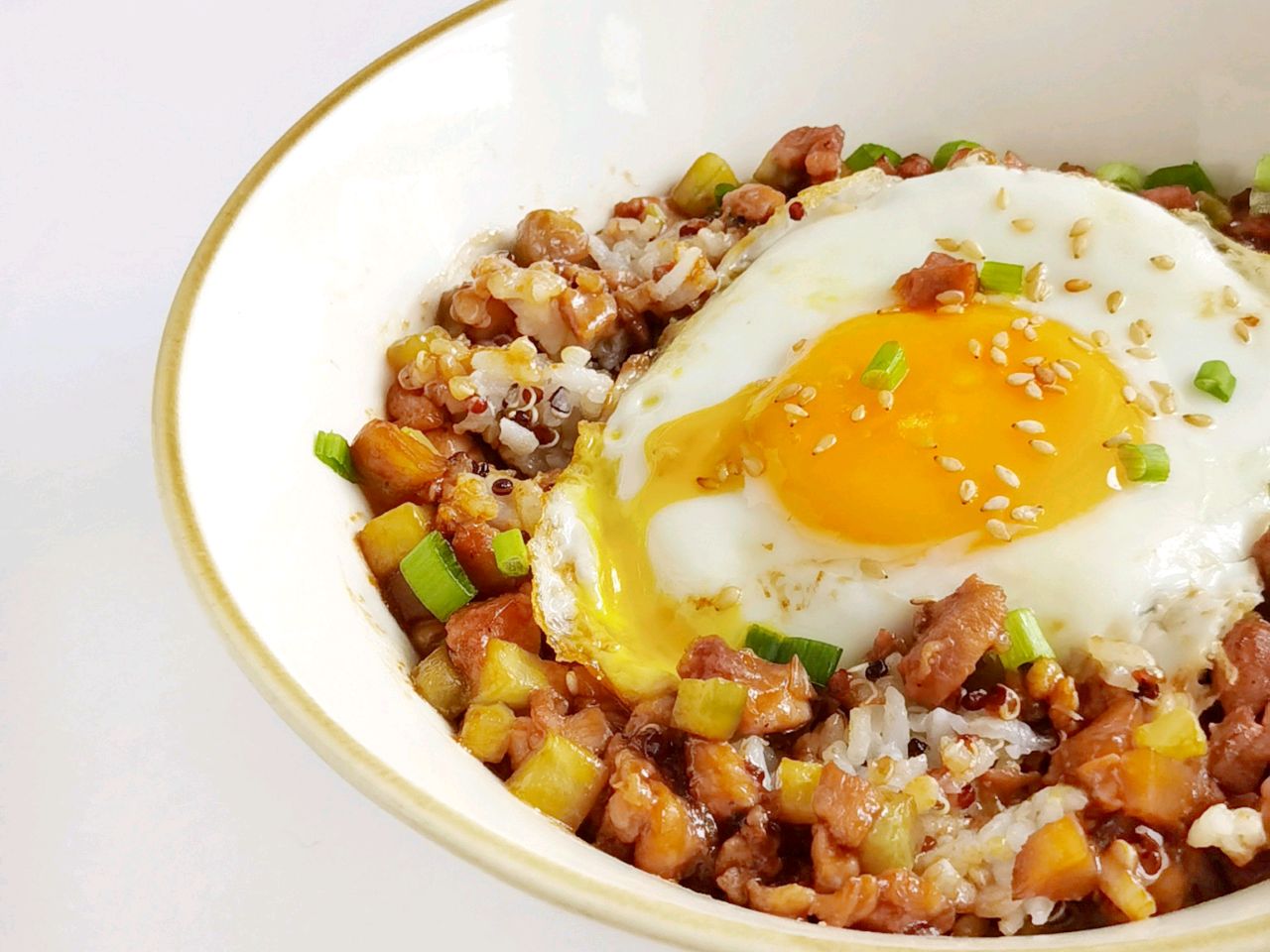 日式碎鸡饭 |这样做口感清爽,低脂减卡